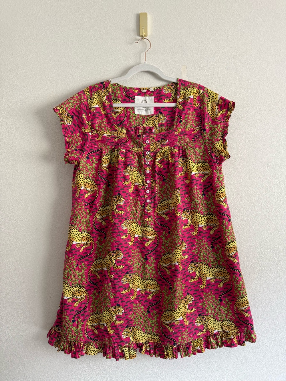 Printfresh Sleep Shirt in Tiger Queen Nightgown Size L - Picture 6 of 9